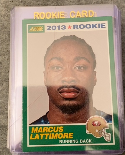2013 Score # Marcus Lattimore Rookie Card — front