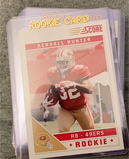 2011 Score Rookie Kendall Hunter — front