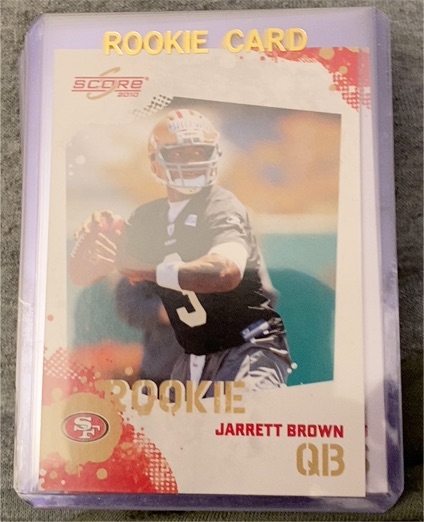 2010 Score #349 Jarrett Brown Rookie Card — front