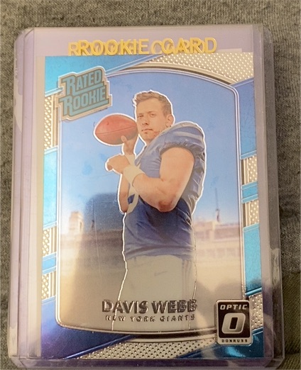 2017 Donruss Optic #198 Davis Webb — front