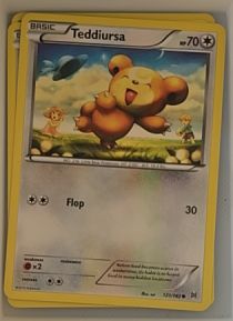 2015 Pokémon XY Breakthrough #121 Teddiursa — front