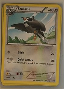 2015 Pokémon XY BREAKthrough #126 Staravia — front