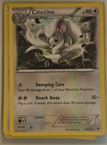 2016 Pokémon XY Fates Collide #89 Cinccino — front