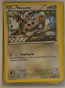 2016 Pokémon XY Fates Collide #86 Minccino — front
