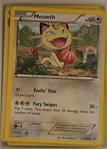 2015 Pokémon XY Roaring Skies #67 Meowth — front