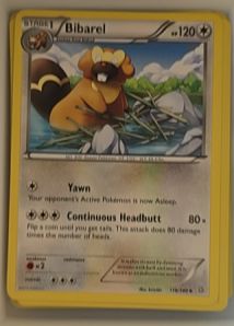 2015 Pokémon XY Primal Clash #118 Bibarel — front
