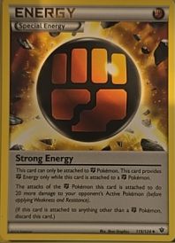 2015 Pokémon XY Fates Collide #115 Strong Energy — front