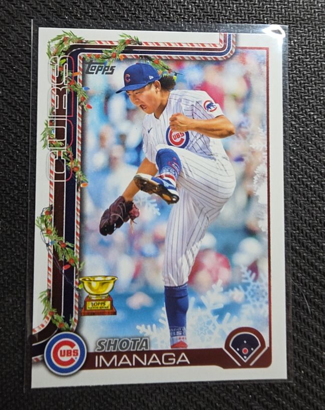 2025 Topps Holiday #H123 Shota Imanaga — front