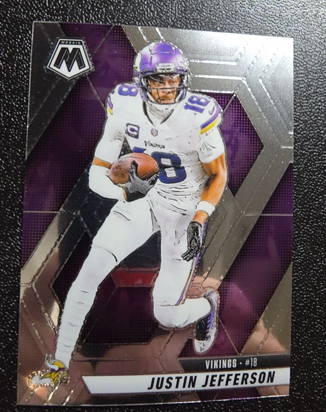2025 Panini Mosaic #19 Justin Jefferson — front