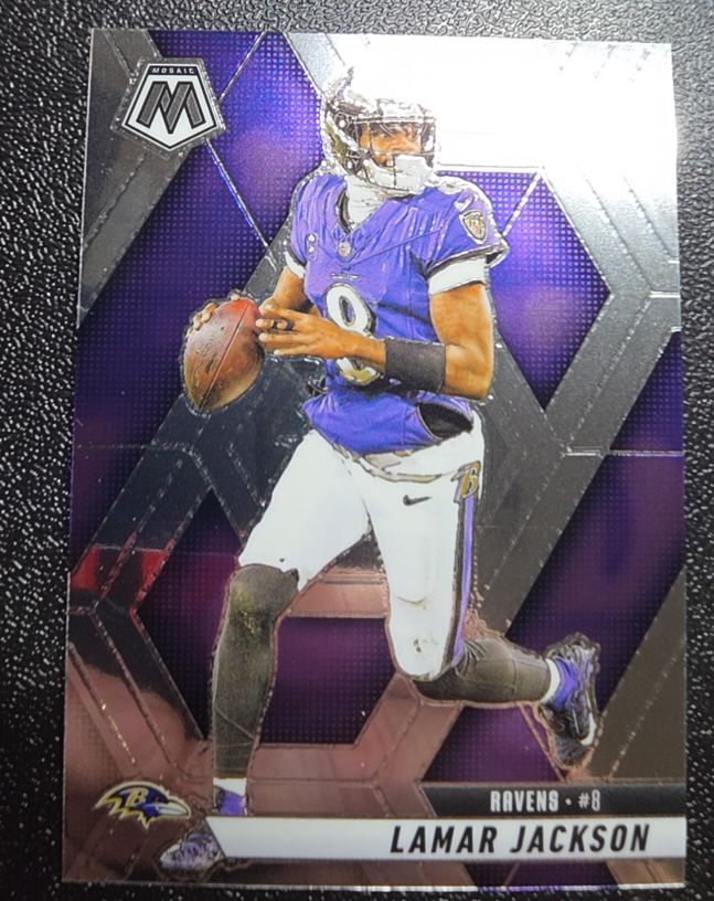 2025 Panini Mosaic #3 Lamar Jackson — front
