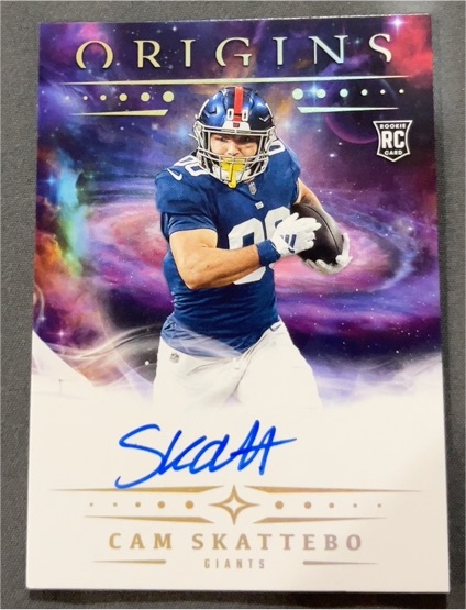 2025 Panini Origins #RA-CAM Cam Skattebo — front