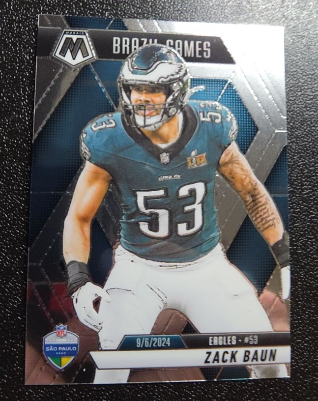 2025 Panini Mosaic #268 Zack Baun Brazil Games — front