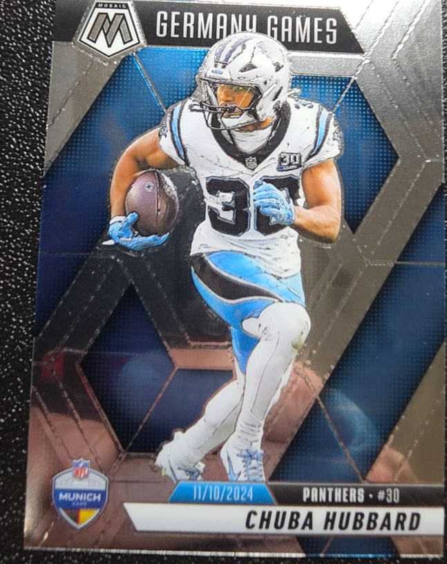 2025 Panini Mosaic #260 Chuba Hubbard — front