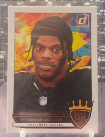 2025 Donruss Gridiron Kings #GK-LJN Lamar Jackson — front