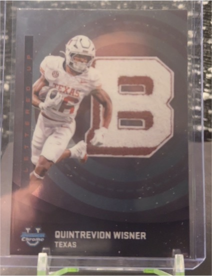 2025 Bowman University Chrome #LU-21 Quintrevion Wisner Lettered Up — front
