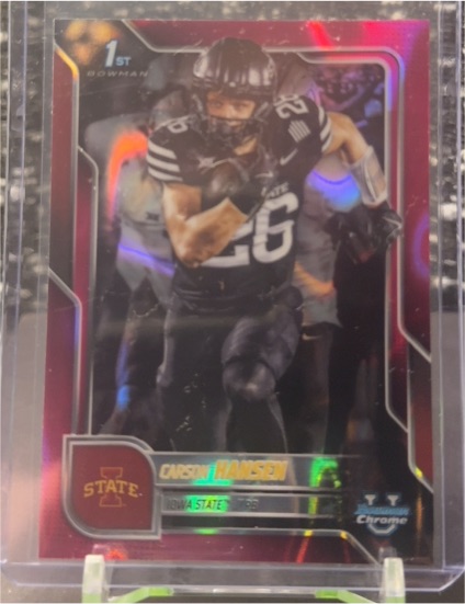2025 Bowman Chrome University #55 Carson Hansen — front