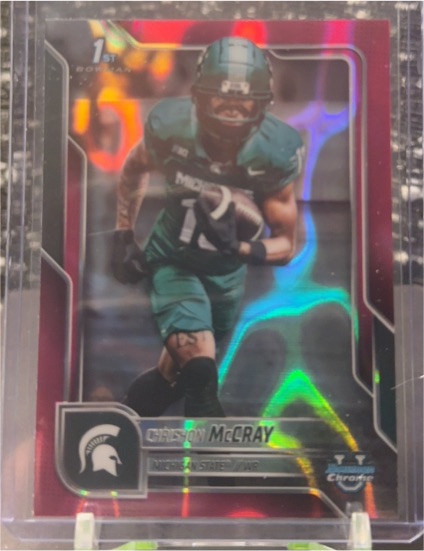 2025 Bowman University Chrome #155 Chrishon McCray — front