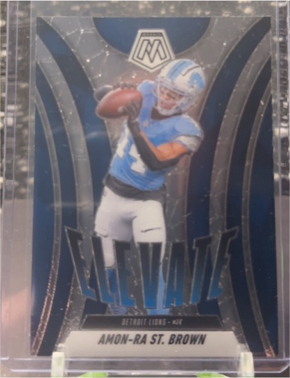 2025 Panini Mosaic Elevate #15 Amon-Ra St. Brown — front