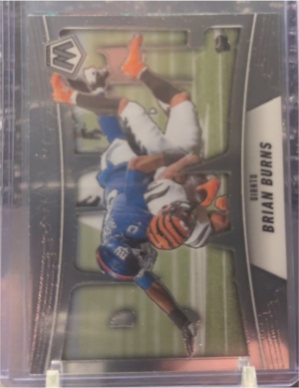 2025 Panini Mosaic Bang #7 Brian Burns — front