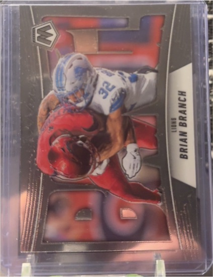 2025 Panini Mosaic Bang #13 Brian Branch — front