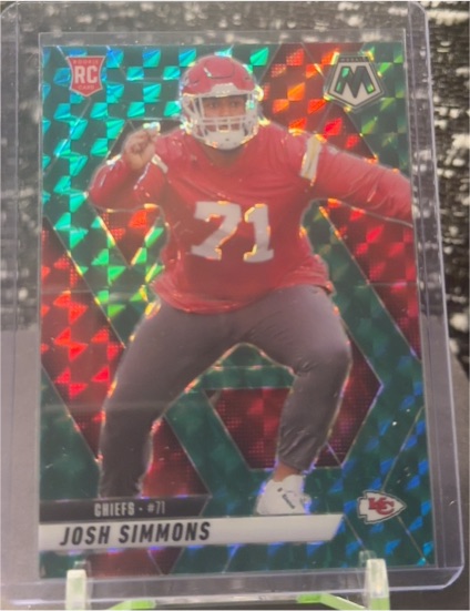 2025 Panini Mosaic #398 Josh Simmons — front