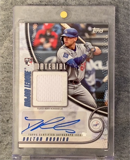2025 Topps Major League Materials #MLMAR-DR Dalton Rushing — front