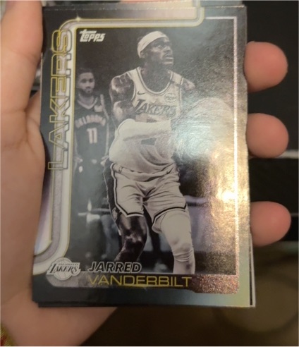 2025-26 Topps Basketball # Lakers Jarred Vanderbilt — front