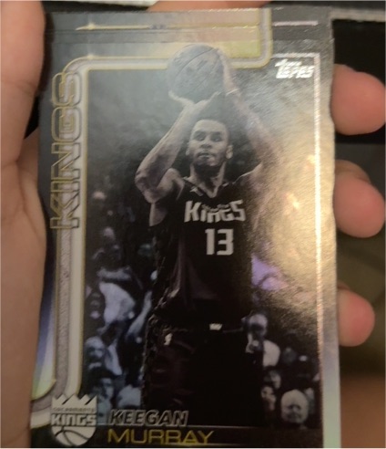 2025 Topps Blackout #13 Keegan Murray — front