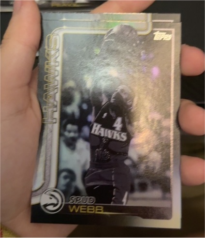 2025-26 Topps Black Friday Blackout #266 Spud Webb — front