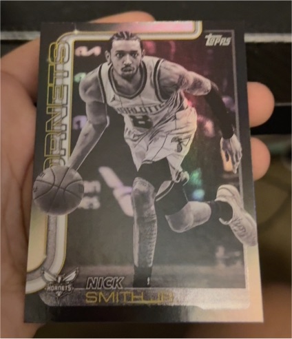 2025-26 Topps Blackout #72 Nick Smith Jr — front