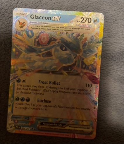 2022 Pokémon SV: Prismatic Evolutions #026 Glaceon EX — front