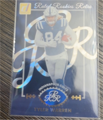 2025 Panini Donruss Rated Rookies Retro #9 Tyler Warren — front