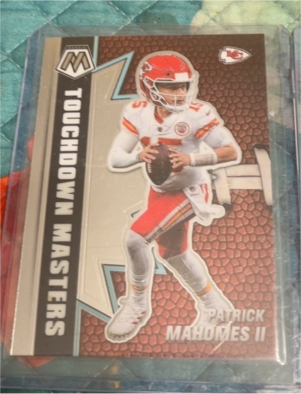 2021 Panini Mosaic #TM-14 Patrick Mahomes II Touchdown Masters — front