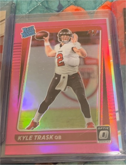 2021 Donruss Optic #209 Kyle Trask — front