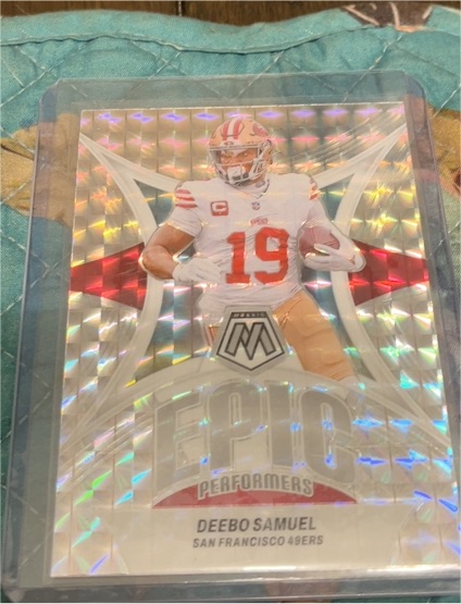 2024 Panini Mosaic Silver Mosaic Prizm Epic Performers #EP-DS Deebo Samuel — front