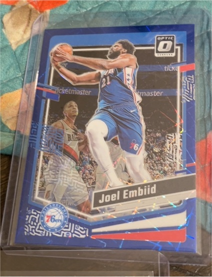 2023-24 Donruss Optic #124 Joel Embiid — front