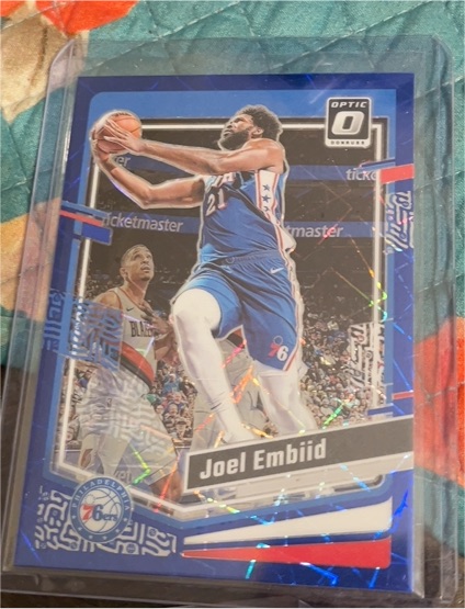 2023-24 Donruss Optic #124 Joel Embiid — front