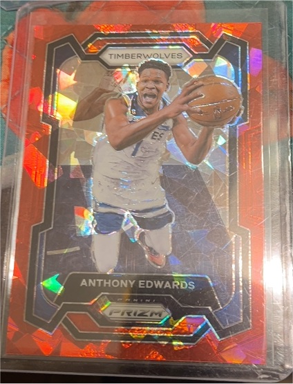 2023-24 Panini Prizm #108 Anthony Edwards — front