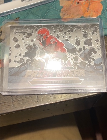 2022 Panini Prizm Prizm Break #PB-9 Jalen Carter — front