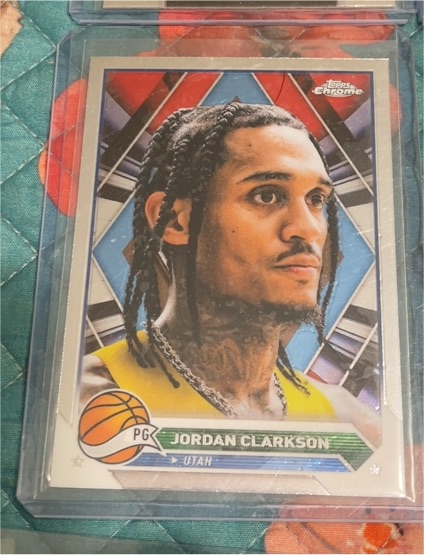 2023-24 Topps Chrome #159 Jordan Clarkson — front