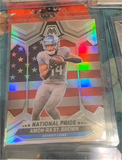 2024 Panini Mosaic National Pride #263 Amon-Ra St. Brown — front