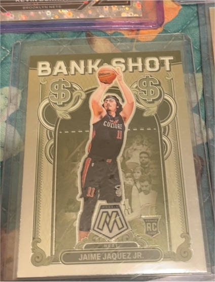 2023-24 Panini Mosaic #11 Jaime Jaquez Jr. Bank Shot — front