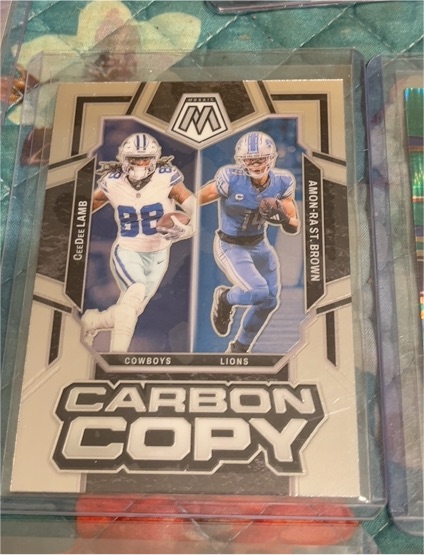 2024 Panini Mosaic #CC-8 Ceedee Lamb & Amon-Ra St. Brown — front