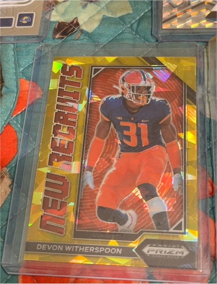 2023 Panini Prizm Draft Picks New Recruits #NR-20 Devon Witherspoon — front