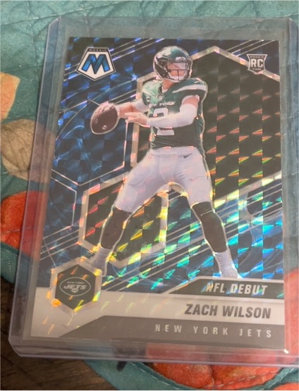 2021 Panini Mosaic NFL Debut #243 Zach Wilson — front