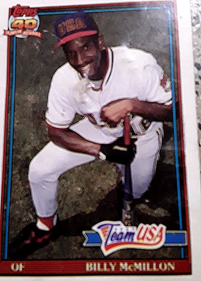 1991 Topps Traded #78T Billy McMillon USA — front