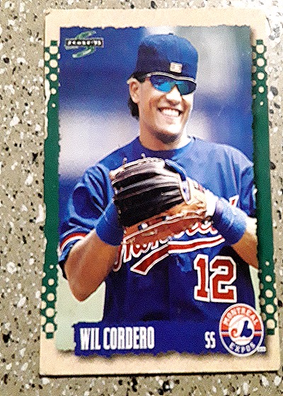 1995 Score #386 Wil Cordero — front