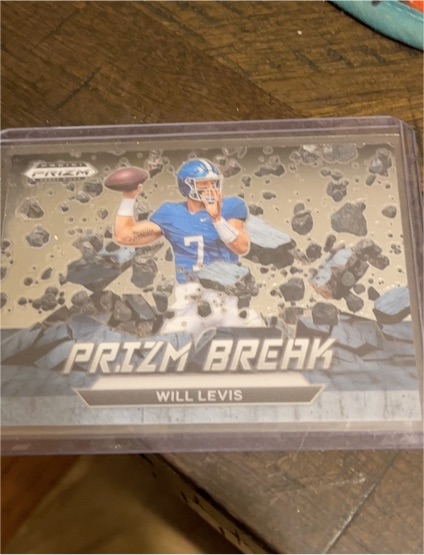2023 Panini Prizm Draft Picks Prizm Break #PB-3 Will Levis — front