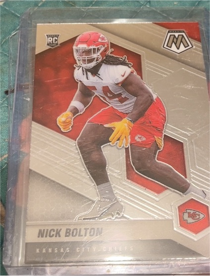 2021 Panini Mosaic #366 Nick Bolton Rookie — front