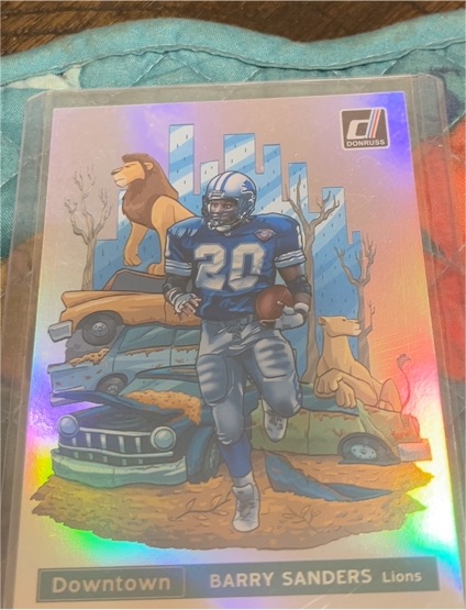 2024 Donruss Downtown Barry Sanders Lions — front